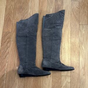 Chinese Laundry Grey Knee High Boots size 8.5